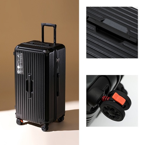 USB-C Charging Luggage with Five Wheels, Cup Holder, and TSA Lock