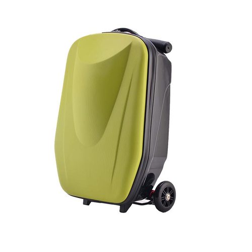 20-Inch Carry-On Travel Luggage with Built-In Scooter