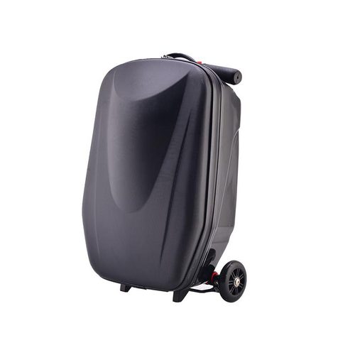 20-Inch Carry-On Travel Luggage with Built-In Scooter