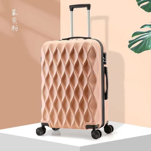 20 Inch Wavy Cabin Suitcase Outdoor Carry-On Luggage with Large Capacity 