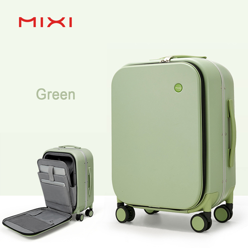 Mixi  Front Open Universal Wheel Spinner Hard Shell Luggage Suitcase Set for Travel Carry-On