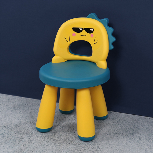 EN17191 Child Dinosaur Stool Plastic Kindergarten Baby Chair Cartoon Kids Chair
