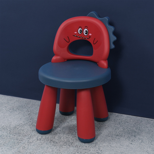 EN17191 Child Dinosaur Stool Plastic Kindergarten Baby Chair Cartoon Kids Chair