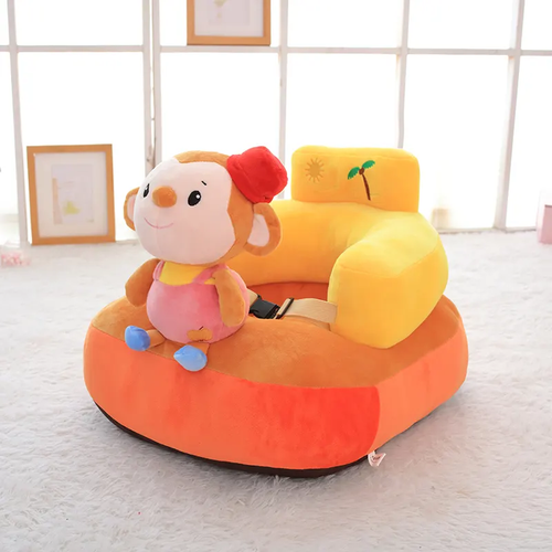 Cute Cartoon Lazy Sofa  Plush Foldable Kids Sofa Backrest Armchair For  Children Sofa Bed