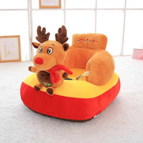 Cute Cartoon Lazy Sofa  Plush Foldable Kids Sofa Backrest Armchair For  Children Sofa Bed