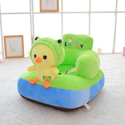 Cute Cartoon Lazy Sofa  Plush Foldable Kids Sofa Backrest Armchair For  Children Sofa Bed