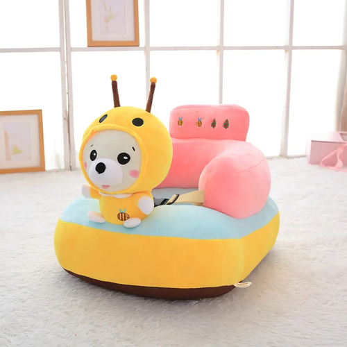 Cute Cartoon Lazy Sofa  Plush Foldable Kids Sofa Backrest Armchair For  Children Sofa Bed