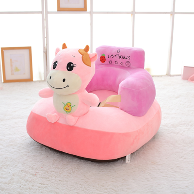 Cute Cartoon Lazy Sofa  Plush Foldable Kids Sofa Backrest Armchair For  Children Sofa Bed