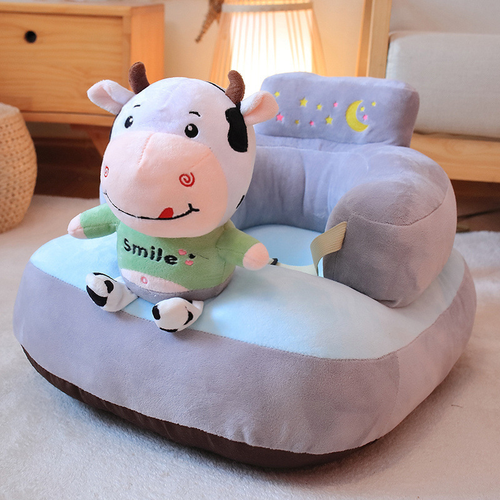 Cute Cartoon Lazy Sofa  Plush Foldable Kids Sofa Backrest Armchair For  Children Sofa Bed
