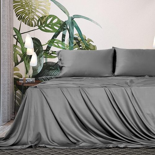 Luxurious Vegan Silk Tencel Bedding Set - Includes Silk Pillowcases and Sheets