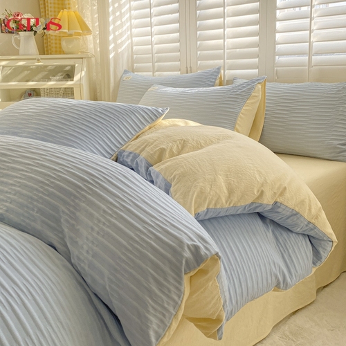 Cottage Bed Set (Quilt Cover, Fitted Sheet, 2 Pillowcase)