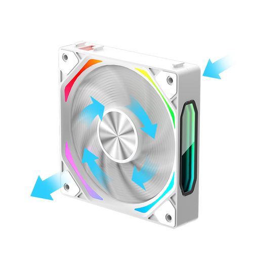 COOLMOON Gaming Computer Desktop Gaming PC Case Fan ARGB PWM 120mm Computer ARGB Fan