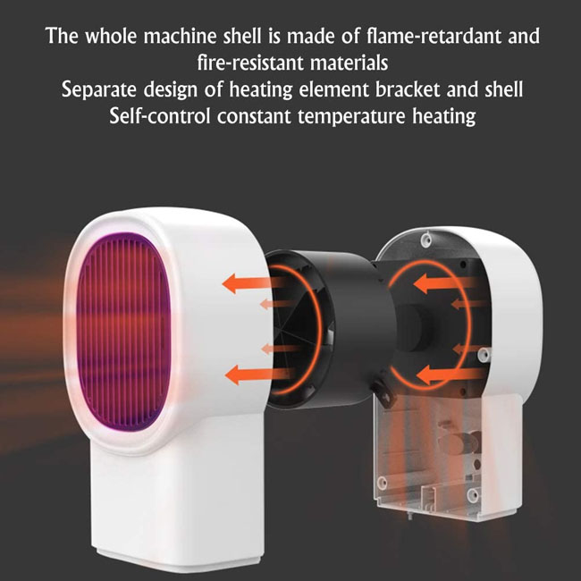 Mini Winter Heater High Efficiency Electric Heaters Room Fan Heater For Homes