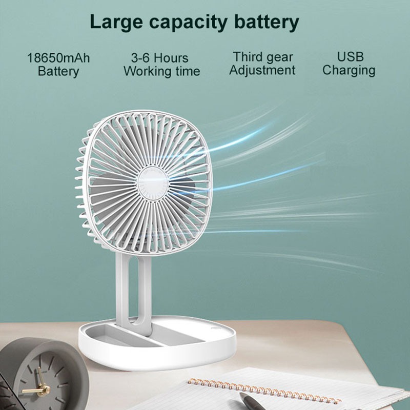  Eco friendly 5v super usb hand held mini fan folding type portable desktop rechargeable fans