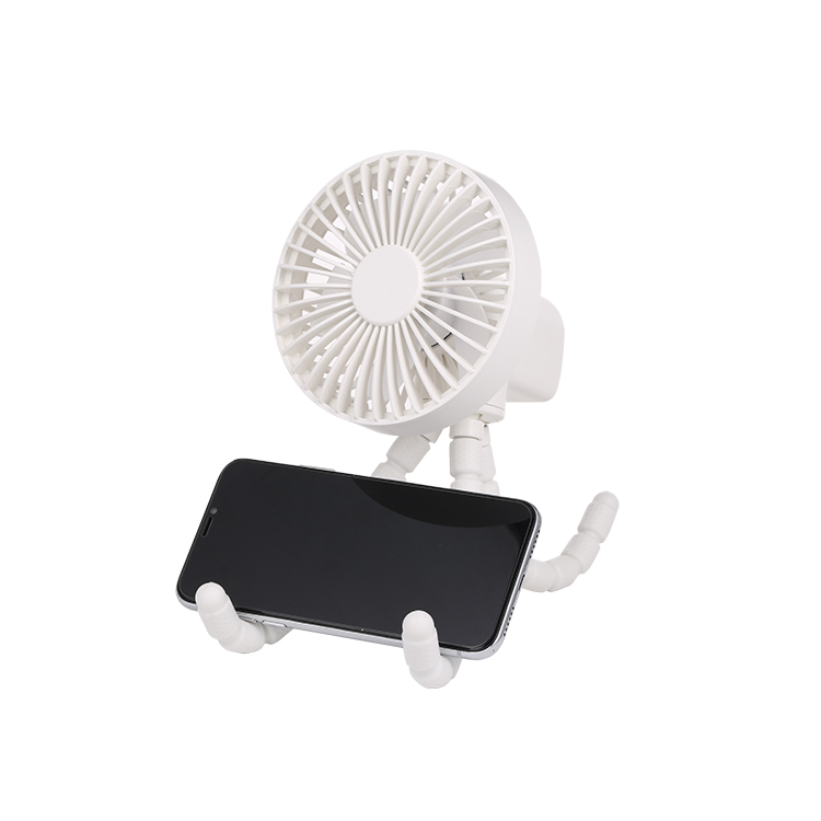 portable travel 3 speed 360 degree oscillating 4" usb desk stroller clamp stand mini handheld small fan
