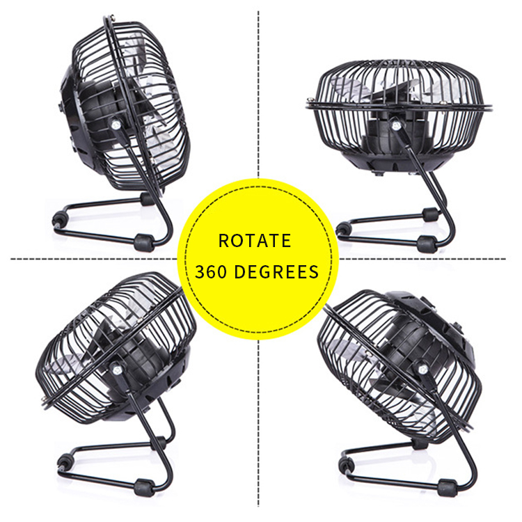 Fashion design ultra-quiet 360 degree adjustable energy saving usb mini fan