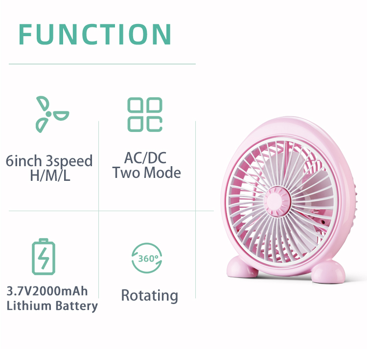 Small Fan Made In China Competitive Price Provides  Small Portable Desktop Cooling Fan