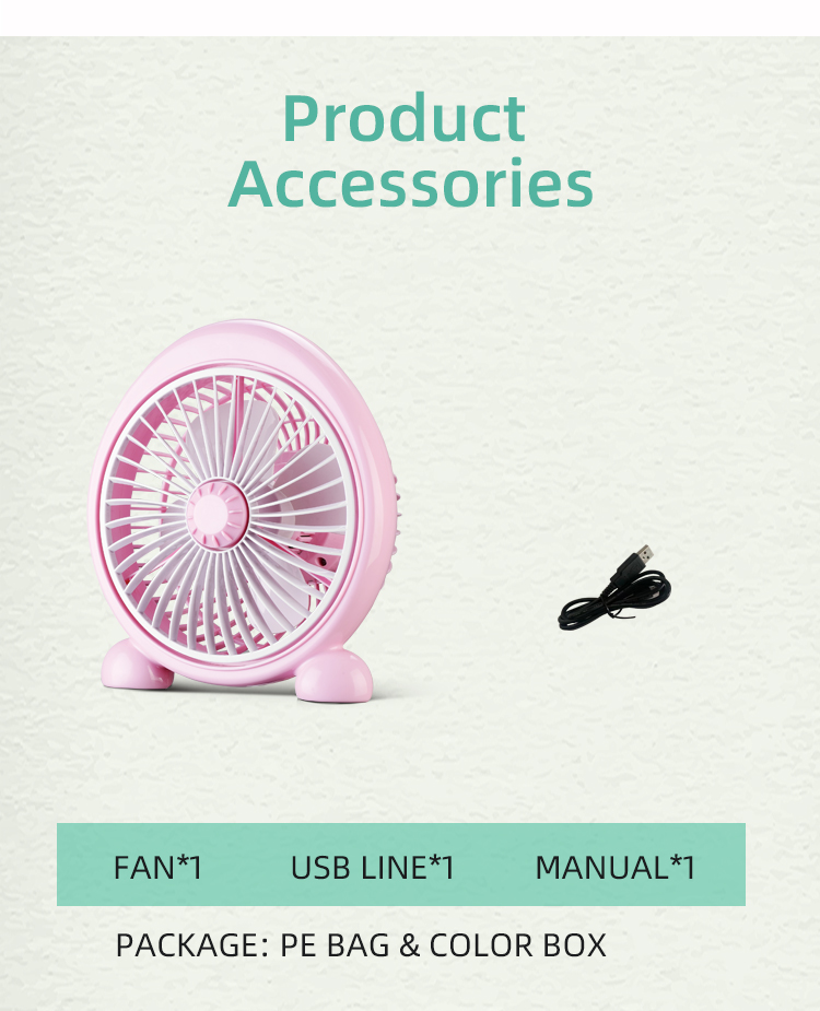 Small Fan Made In China Competitive Price Provides  Small Portable Desktop Cooling Fan