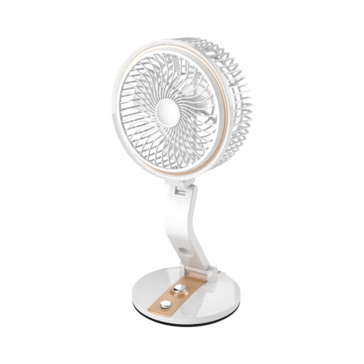 Mini Variety Folding Fan LED Desk Lamp Charging Fan, Random Color Delivery