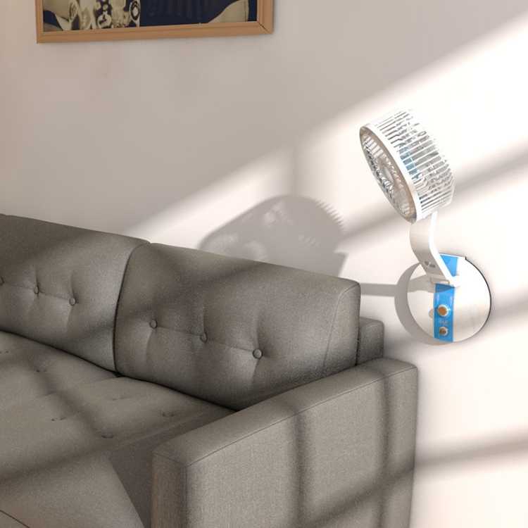 Mini Variety Folding Fan LED Desk Lamp Charging Fan, Random Color Delivery