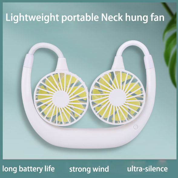  Outdoor Sports Portable Folding Hanging Neck Rechargeable USB Mini Fan