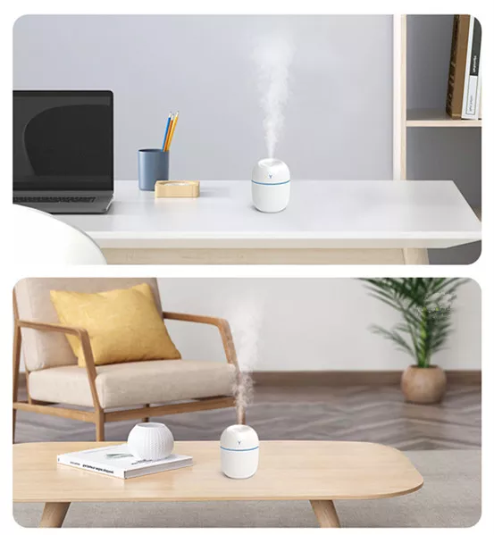 Compact & Cute 220ML Personal USB Humidifier Portable Mini Car Air Humidifier for Cool Mist