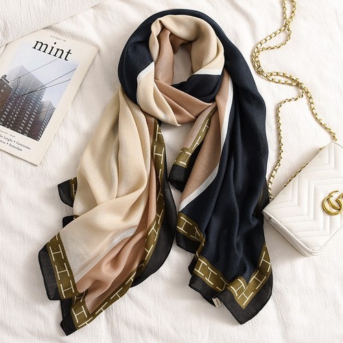 Women's Fashion Long Shawl Letters Jacquard Pashmina Scarf Winter Warm Tassel Large Soft Scarves 