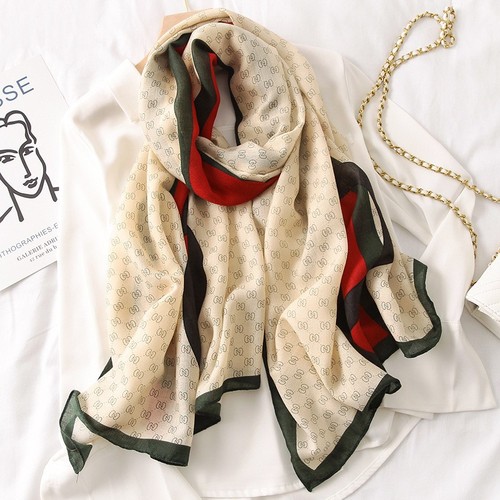 Women's Fashion Long Shawl Letters Jacquard Pashmina Scarf Winter Warm Tassel Large Soft Scarves 