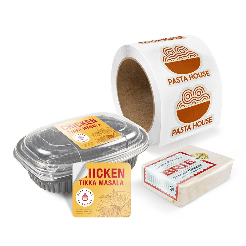 Adhesive Waterproof Cute Food Date Label Sticker  Bottle Labels Stickers for Food Packaging