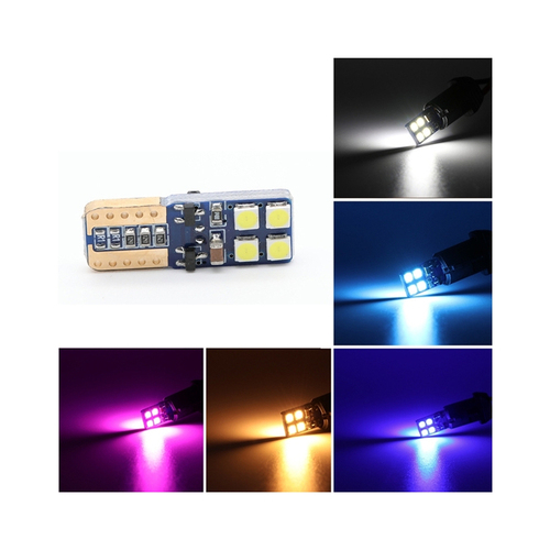 T10 8SMD 3030 high-brightness LED license plate light Newly designed 7 kinds of light colors PA