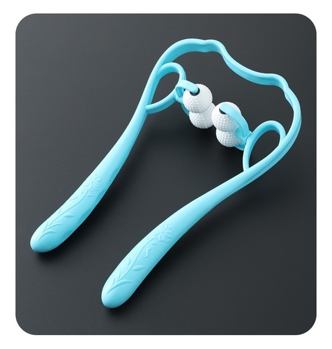 Multi functional Detachable Cleaning And 4- roller wheel Muscle neck shoulder massager