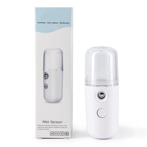 Skin Care Humidifier Rechargeable Face Nebulizer Steamer Mini Nano Facial Mist Sprayer