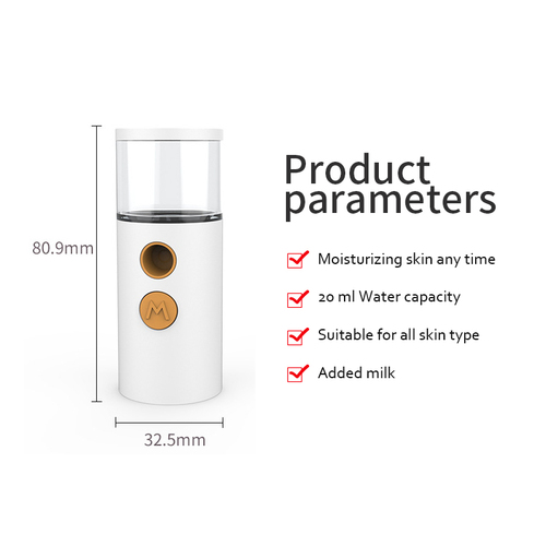   price Face Facial Hydration Handheld facial mist sprayer 20ml Mini nano mist facial sprayer