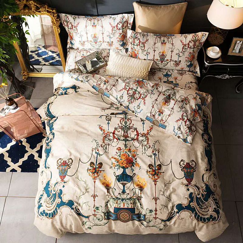 china zhejiang home textile 100% polyester bedding sets to European market