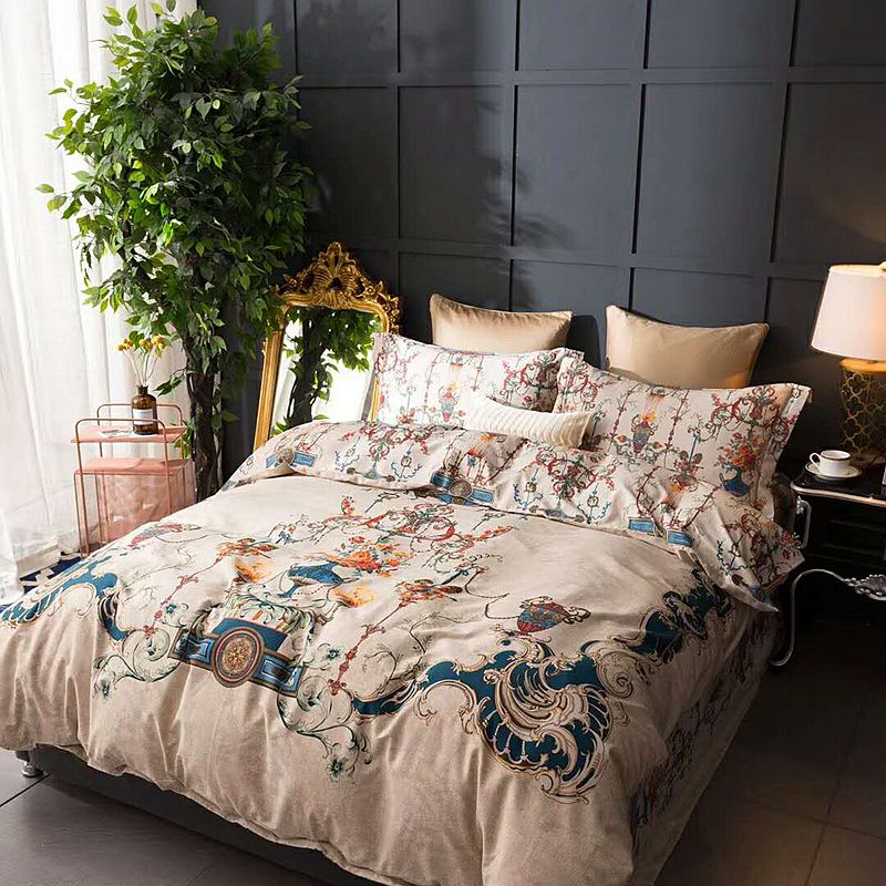 china zhejiang home textile 100% polyester bedding sets to European market