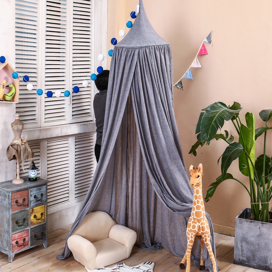 Beautiful Bed Canopy Baby ,White Pink Yellow Netting Curtain Dome Mosquito Net,New Baby sleep Bed Canopy Insect Net