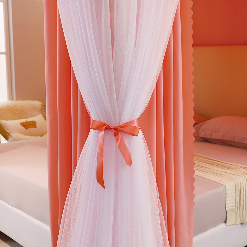 Bangxi Promotion Double Pole Floor Bunk Bed Curtain Mosquito Net