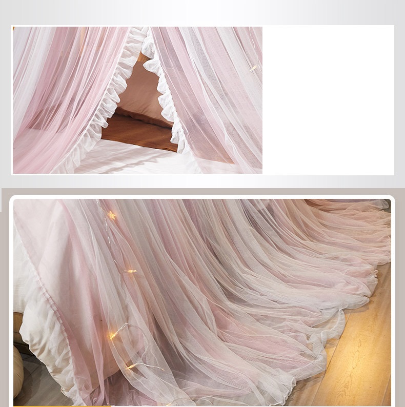Best Selling Kids' Room Princess Canopy Bed with Mosquito Net Decorative Bed Canopy for Girls