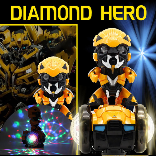 Children's Balancing Car Rotating Music Lighting Toy Car Electric Toys Dancing Robot Balancing Toy Car