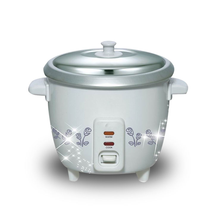 0.6L Mini 3CUPS Drum shape Electric Rice Cooker with Glass Lid non-stick pot
