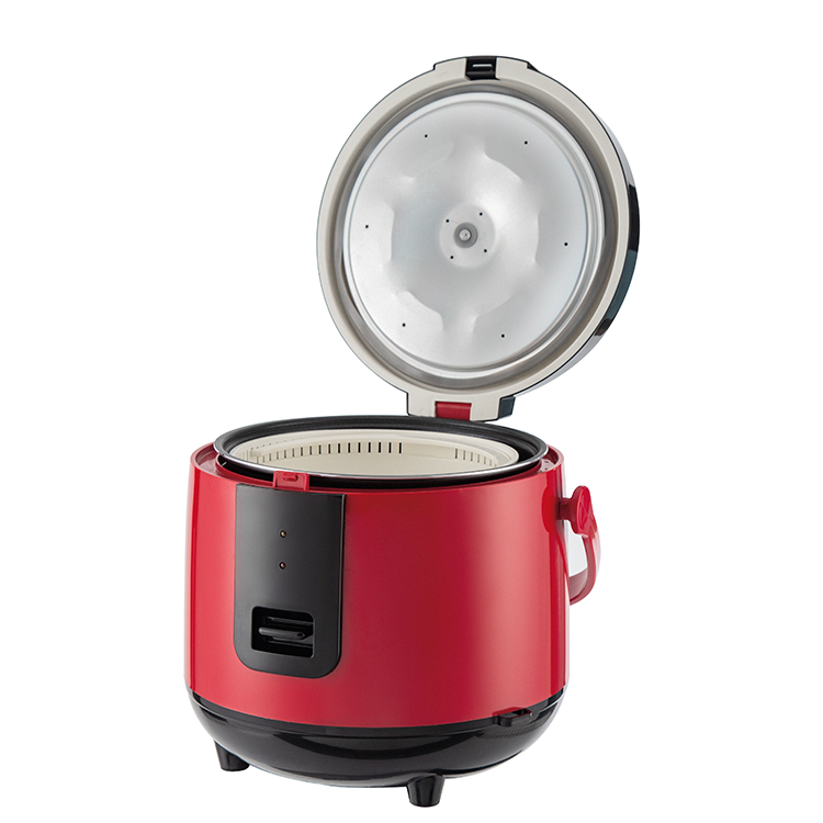 Best price 1.8L 2.2L home appliance red color desugared plastic shell rice cooker for diabetics