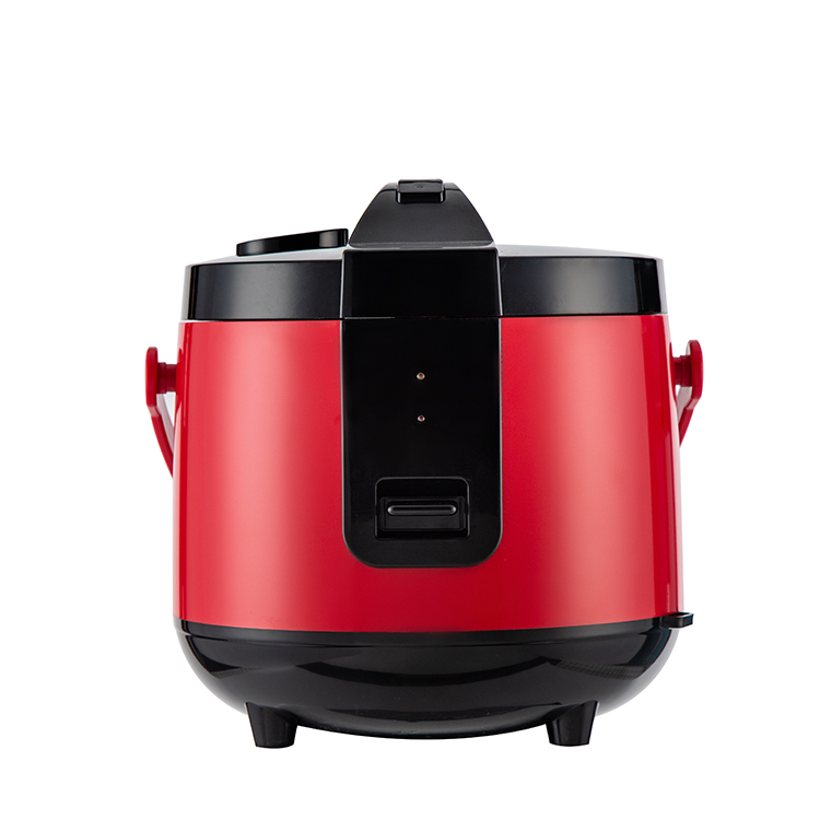 Best price 1.8L 2.2L home appliance red color desugared plastic shell rice cooker for diabetics