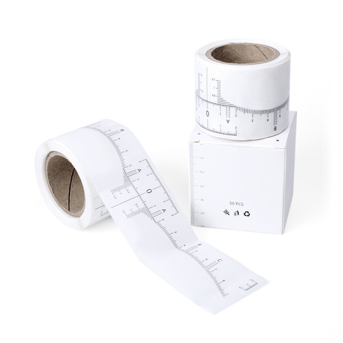 Disposable eyebrow design standard tattoo eyebrow ruler Microblading Ruler Sticker Tools Eyebrow Shaping Stencil Stick