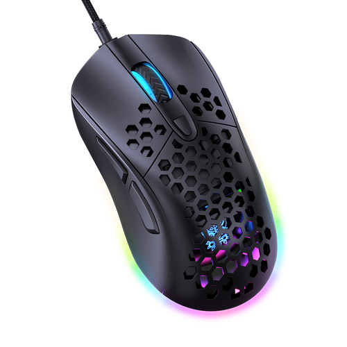 Overseas warehouse Onikuma CW906 Wireless Rgb Lightweight Honeycomb Mice 7200 Dpi Programmable 7 Buttons Wired Computer 