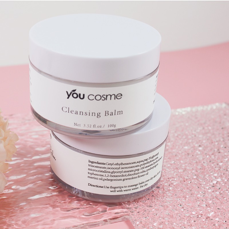 Hot Sale Private Label Beauty Products Skin Care   Dissolve  Face Makeup Remover Melting Facial Cleansing Balm
