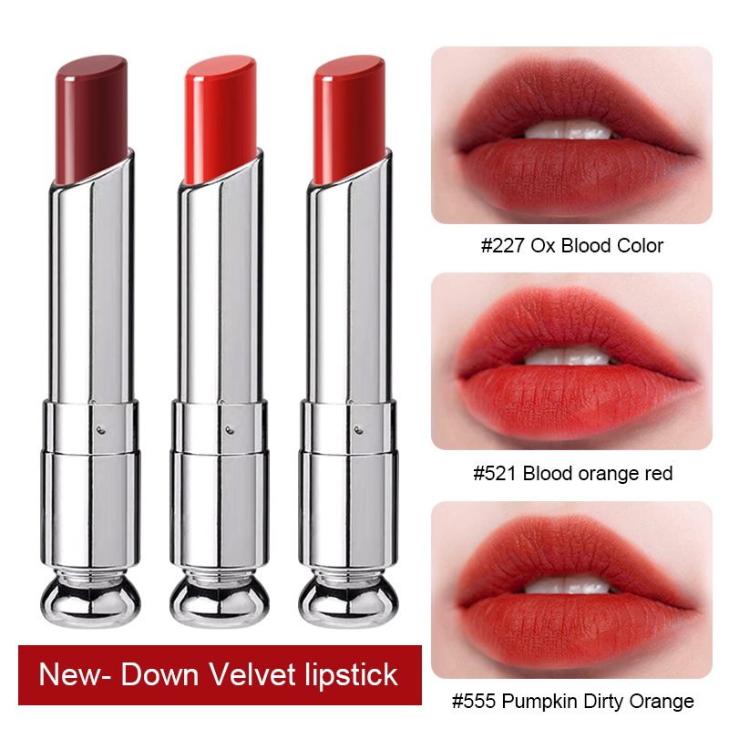 Hot Selling Velvet Lipstick Waterproof Moisturizing Moisturizing Matte Lasting Anti Dizziness Lip Color Female Makeup Li