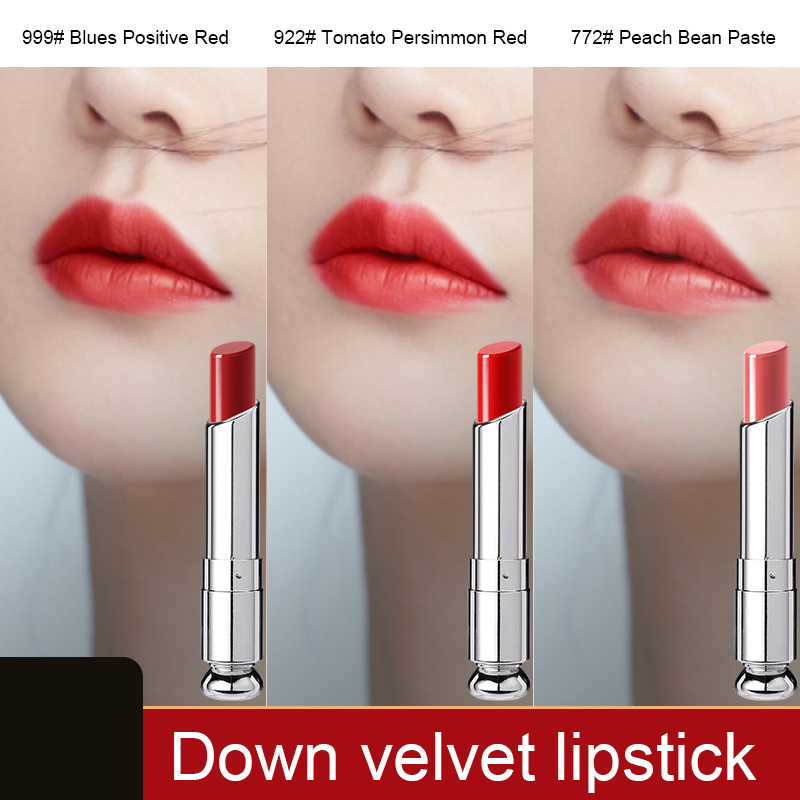 Hot Selling Velvet Lipstick Waterproof Moisturizing Moisturizing Matte Lasting Anti Dizziness Lip Color Female Makeup Li