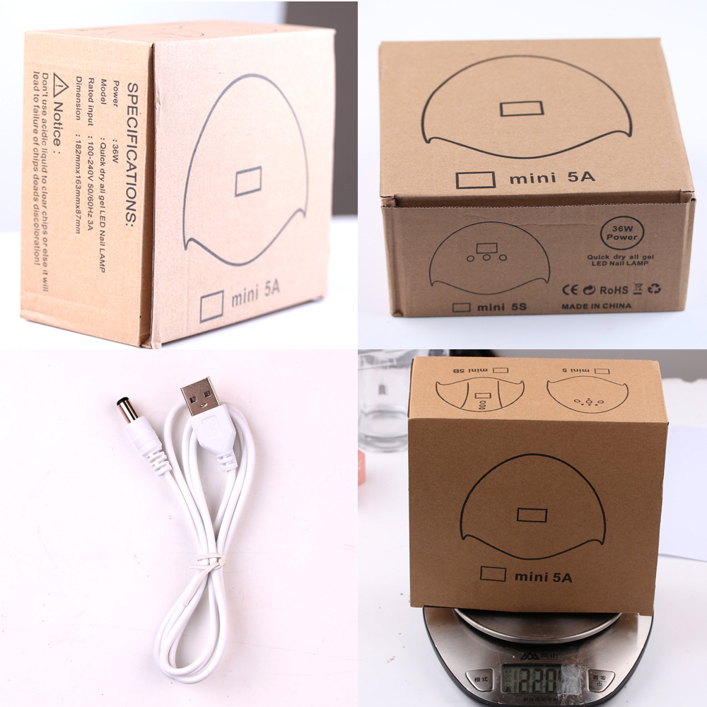Salon Equipment Table Nail Gel Polish Curing Rechargeable Nail Dryer SUN UV LED Nail Lamp