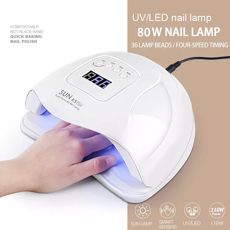LED Nail Dryer Lamp For Nails 36 UV Lamp Beads Drying All Gel Polish USB Charge Professional Manicure Nails Lamp Equipme