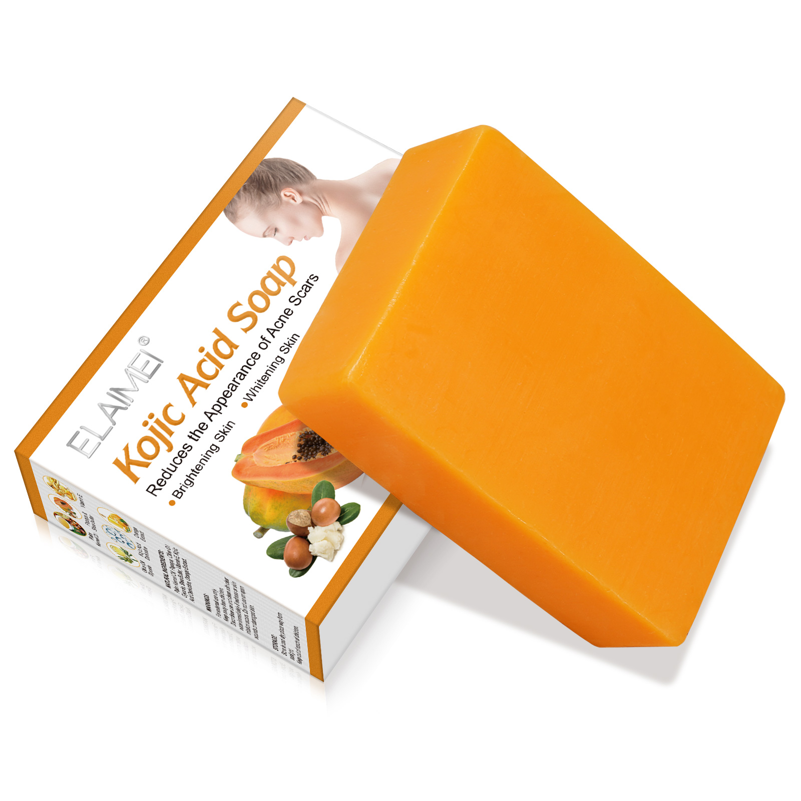 All Natural Kojic Acid Soap Even Tone Bright Complexion Glowing Skin for Face and Body